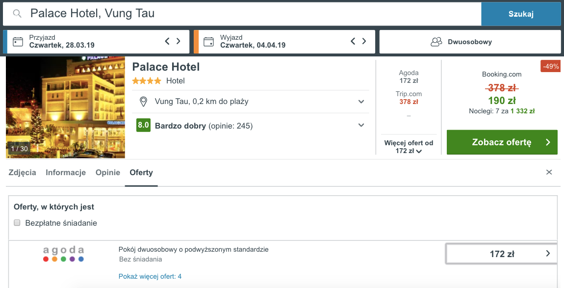 zarezerwuj hotel w wietnamie