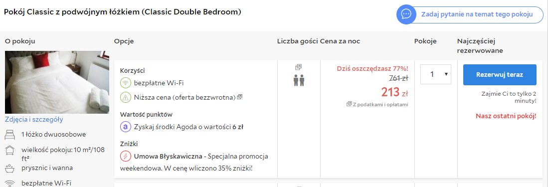 rezerwacja noclegów
