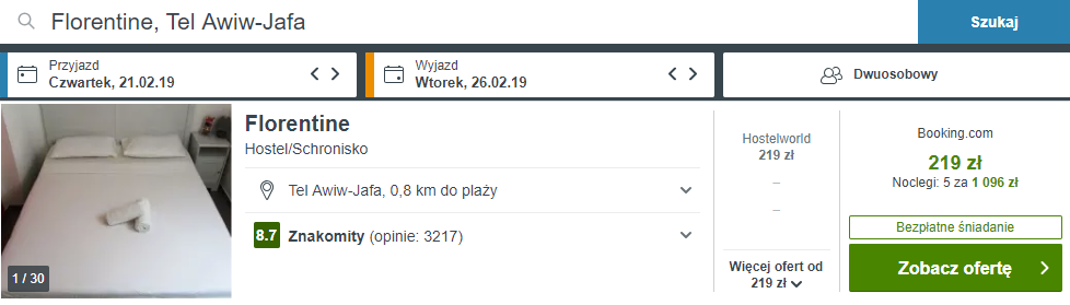 rezerwacja noclegów