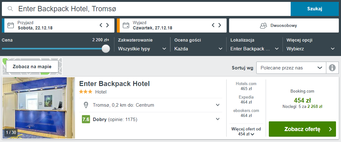 Tromso noclegi