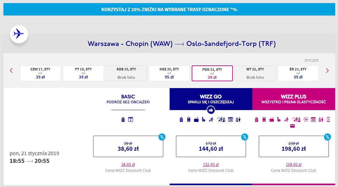 Loty do Oslo