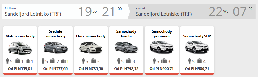 Wypożyczenie auta