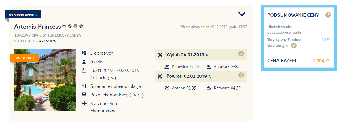 Rezerwacja wczasów