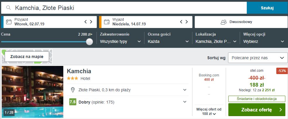rezerwacja hotelu