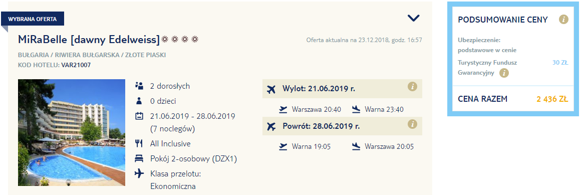 rezerwacja wczasów