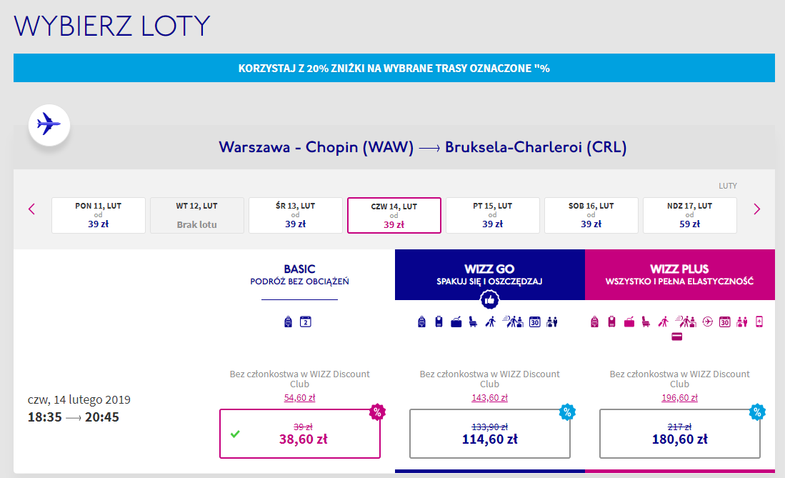 Wizz Air rezerwacja