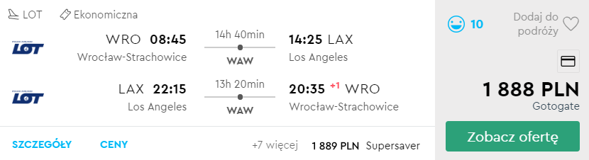 tanie loty do usa z wrocławia