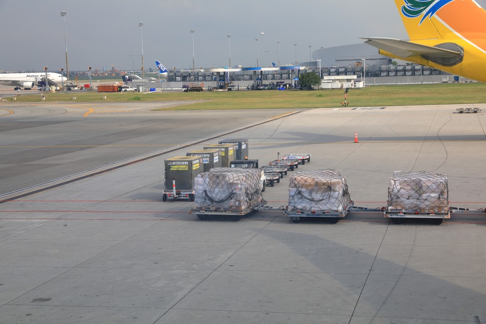 Ładunek cargo w Bangkoku