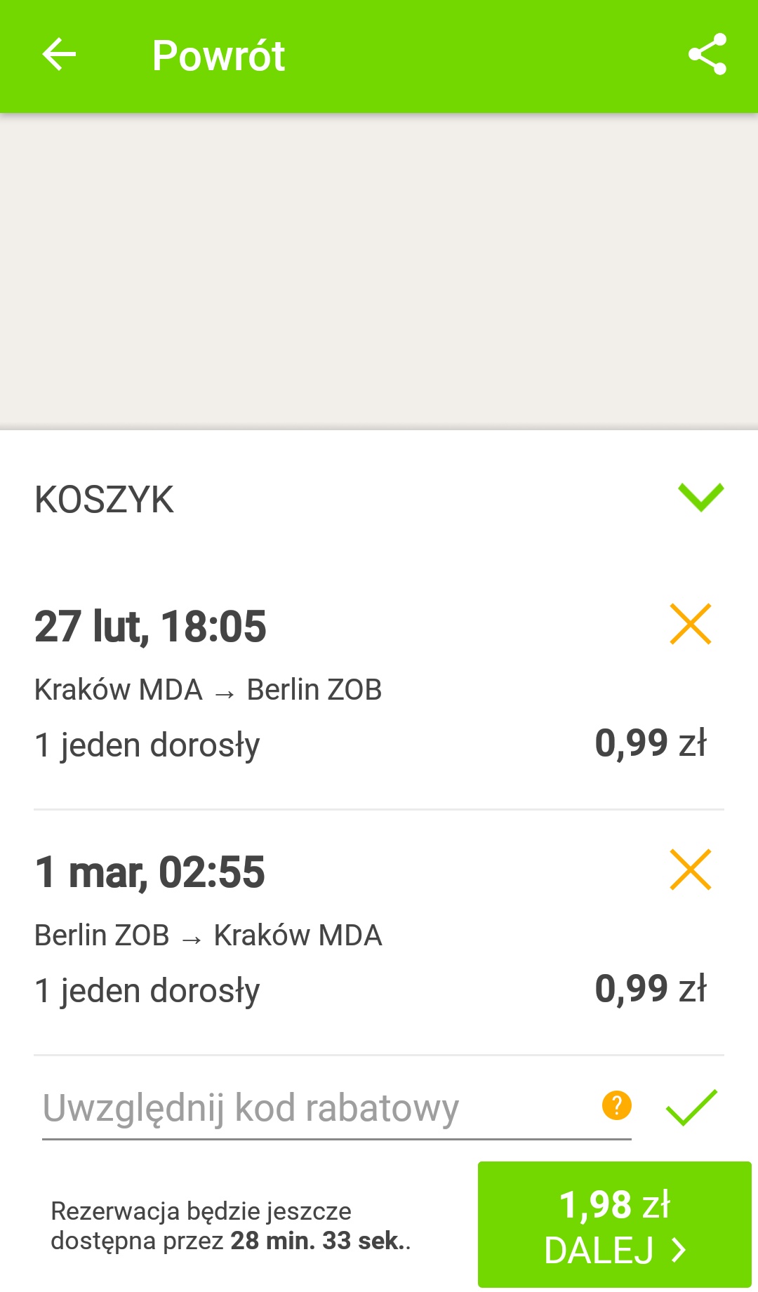 Flixbus rezerwacja