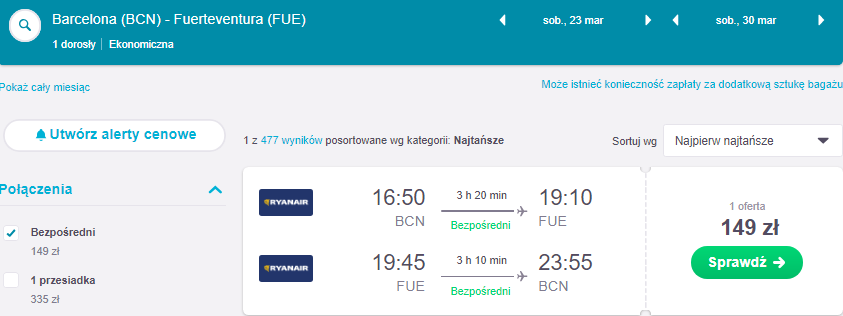 Rezerwacja przelotów