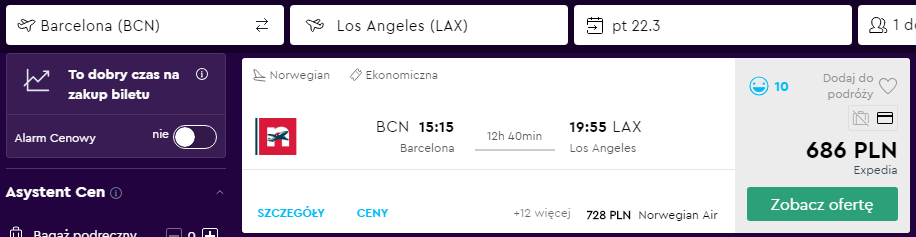 Rezerwacja przelotów