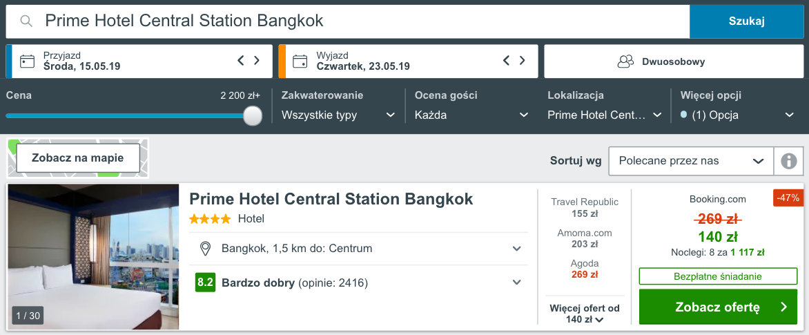 zarezerwuj hotel w bangkoku