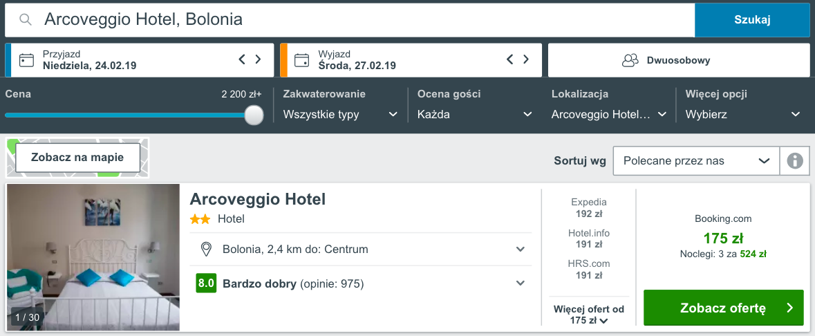 zarezerwuj hotel w bolonii