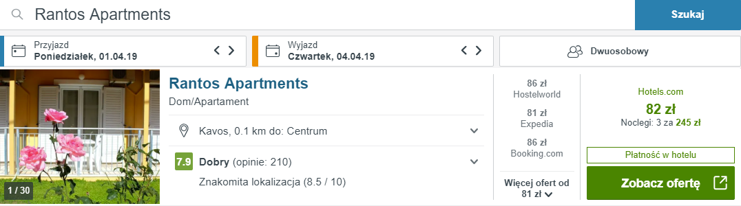 rezerwacja noclegów