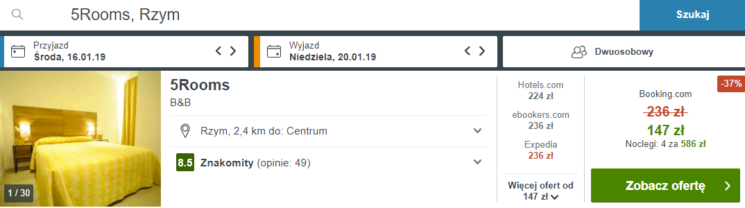 rezerwacja noclegów