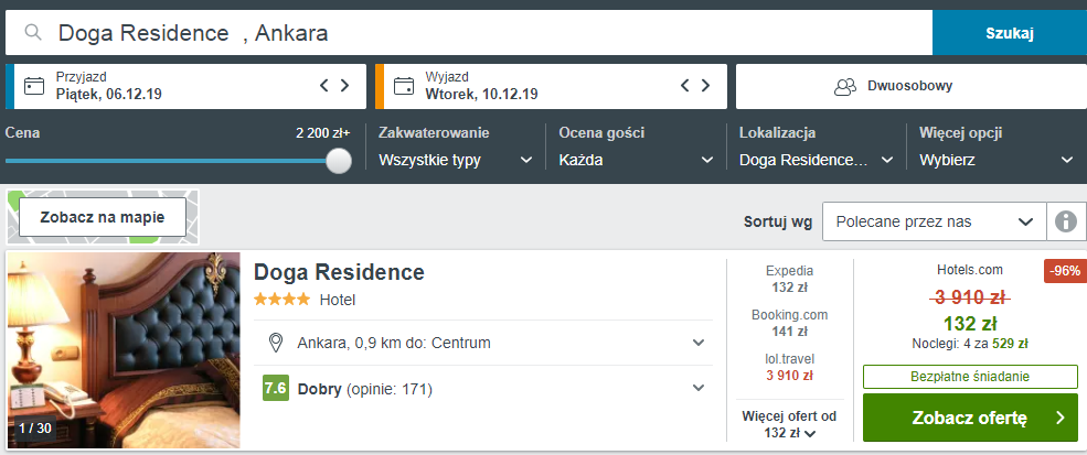 rezerwacja hotelu