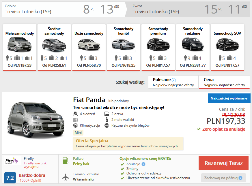 Wenecja auto