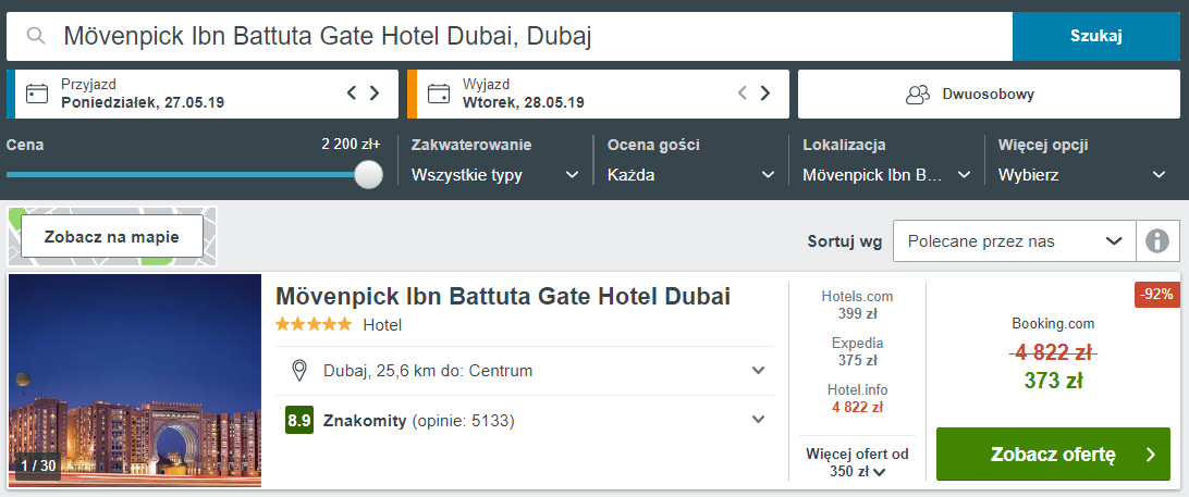 Dubaj hotel