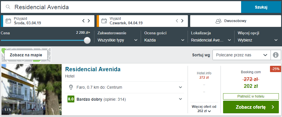 rezerwacja hotelu
