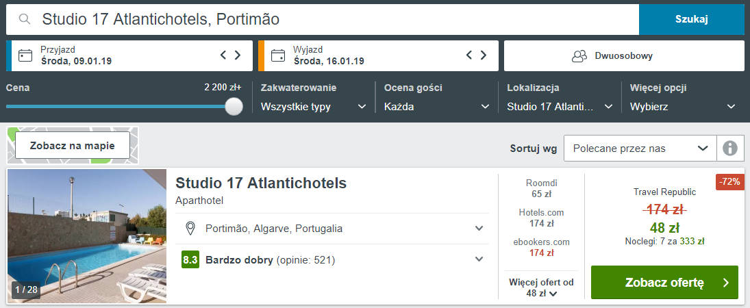 Algarve noclegi