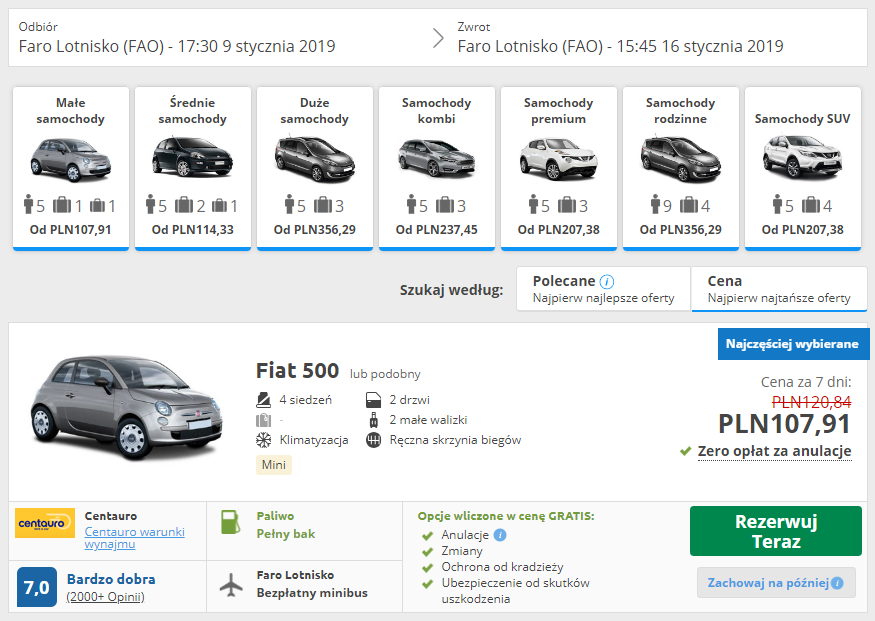 Faro auto