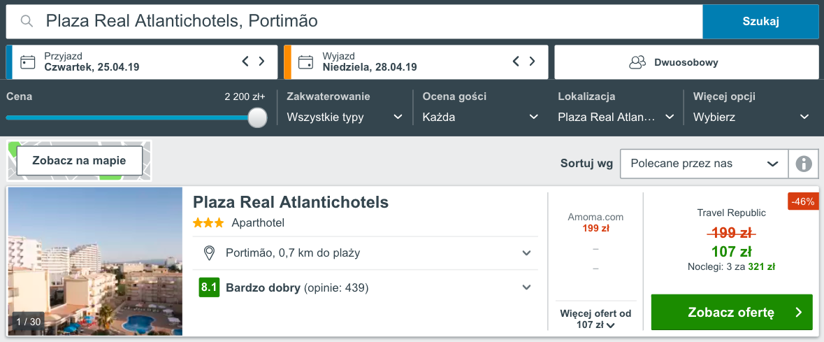 zarezerwuj hotel w faro