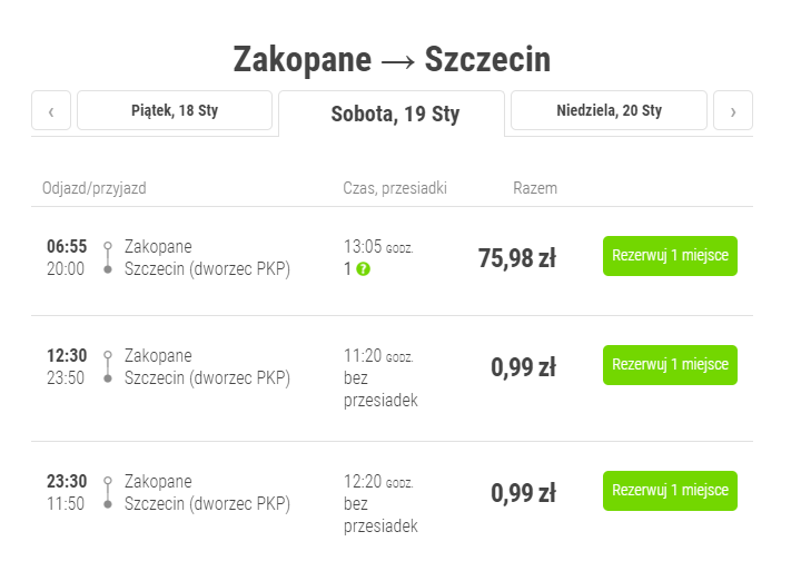 Flixbus rezerwacja