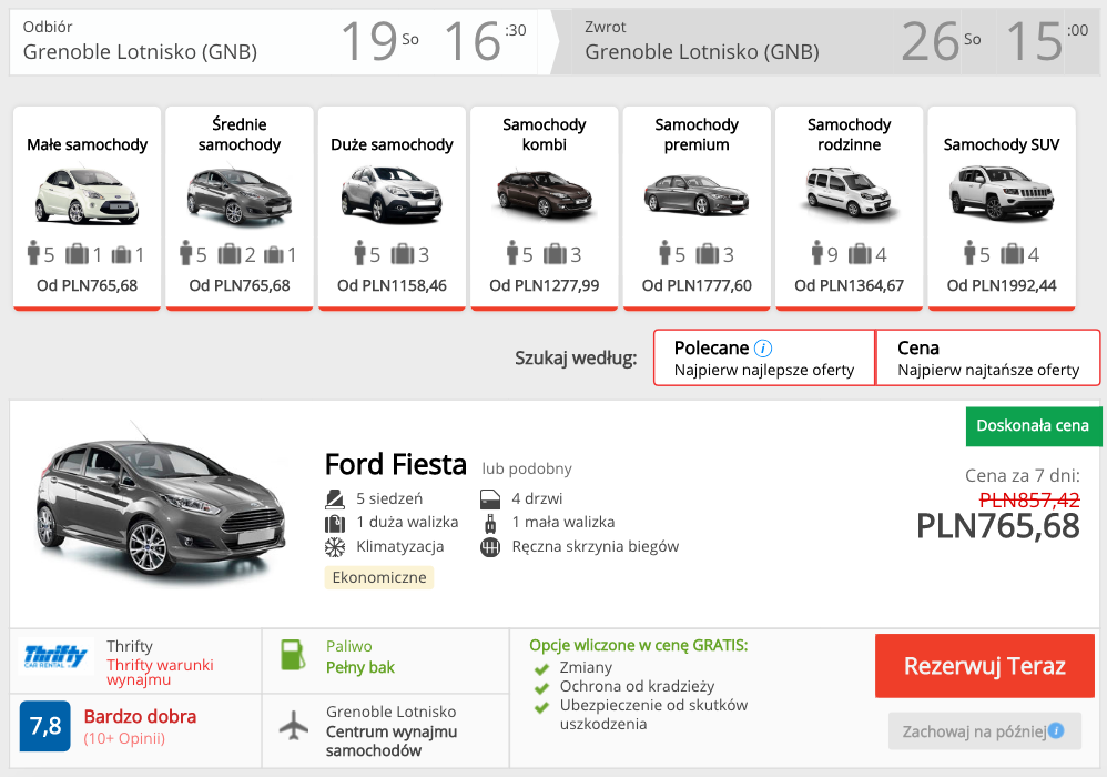 zarezerwuj autow grenoble