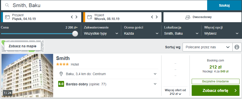rezerwacja hotelu