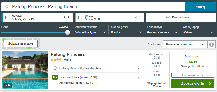 Rezerwacja obiektu