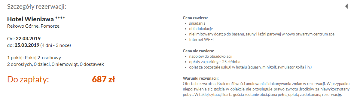 Rezerwacja noclegów