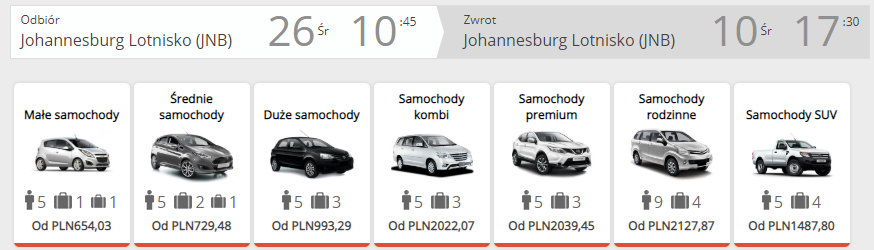 rezerwacja auta
