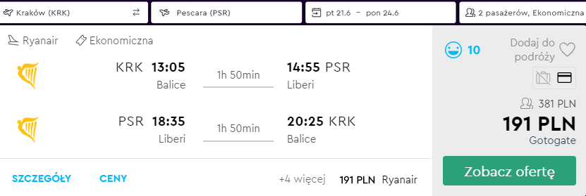 rezerwacja lotów