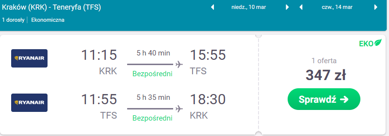 rezerwacja lotów