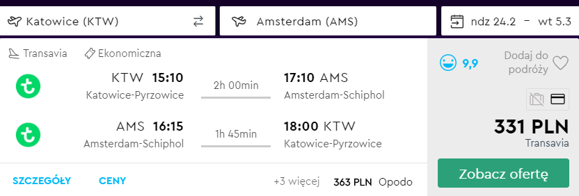 amsterdam z katowic