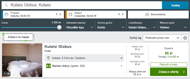 Rezerwacja obiektu