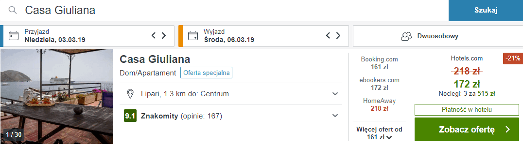 rezerwacja noclegów