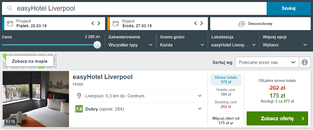 Liverpool hotel