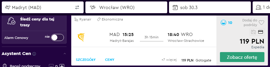 Rezerwacja przelotów