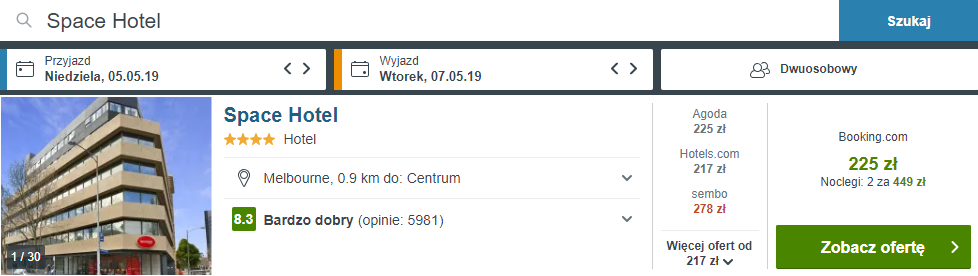 rezerwacja noclegów