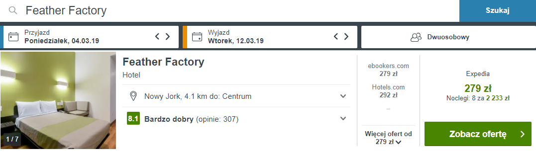 rezerwacja noclegów