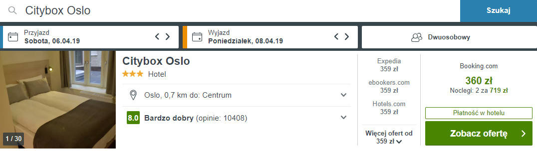 rezerwacja noclegów