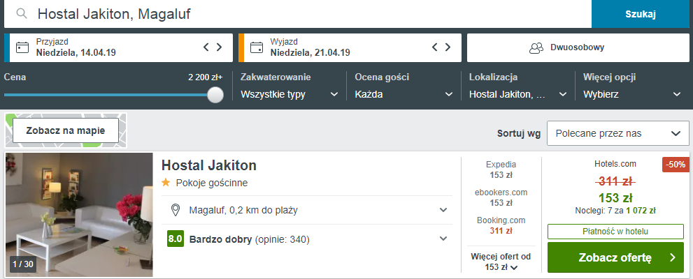 rezerwacja hotelu