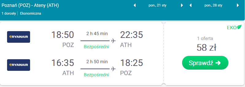 REZERWACJA LOTÓW