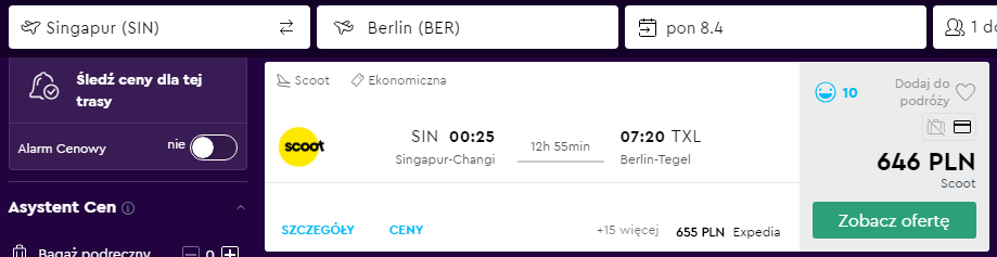 Rezerwacja przelotów