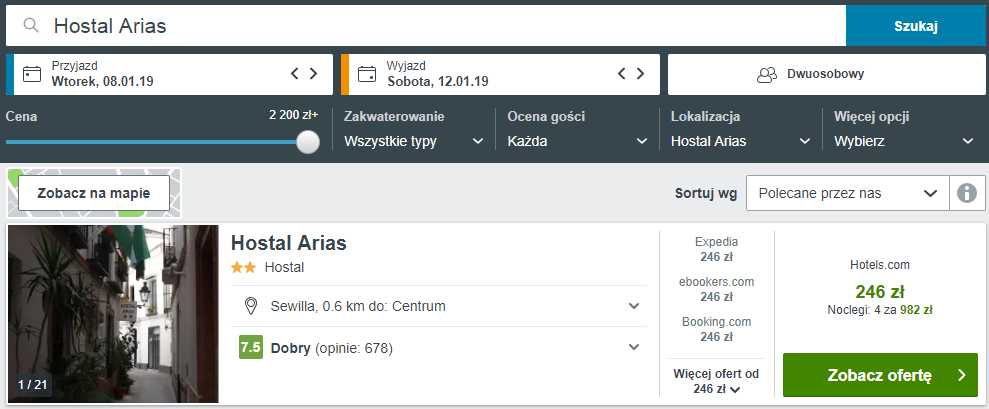 rezerwacja hotelu