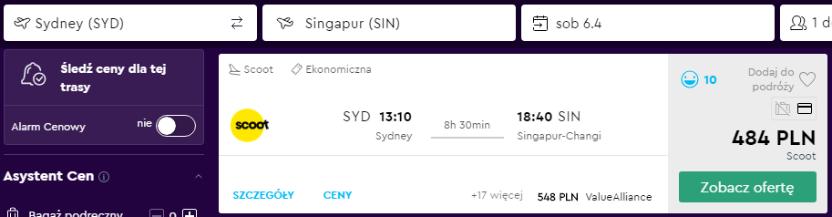 Rezerwacja przelotów