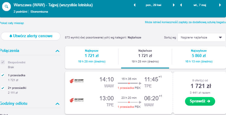 Rezerwacja lotów