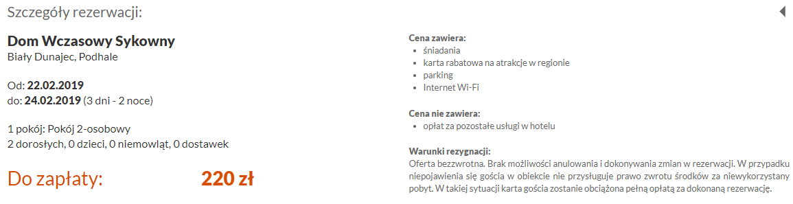 rezerwacja noclegów