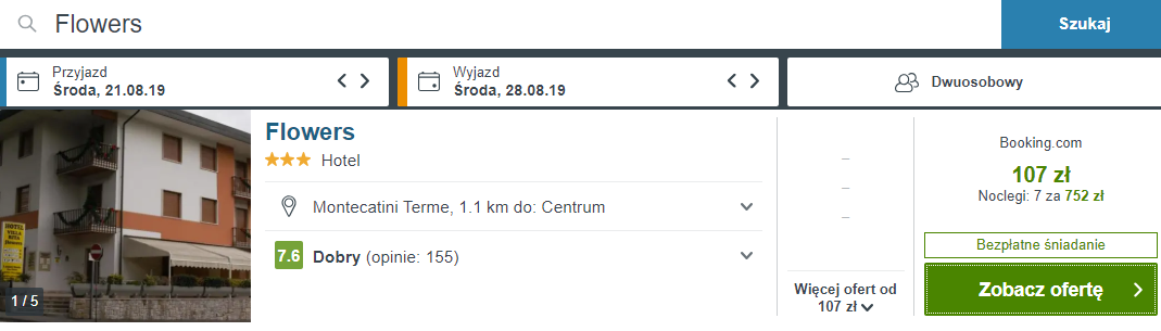 rezerwacja noclegów